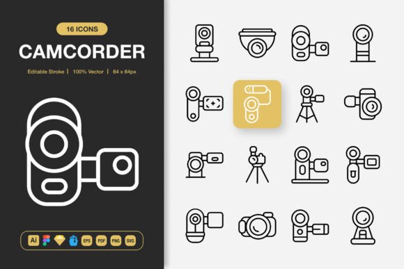 Camcorder Icons: The High-Impact Visual Asset for Modern Projects