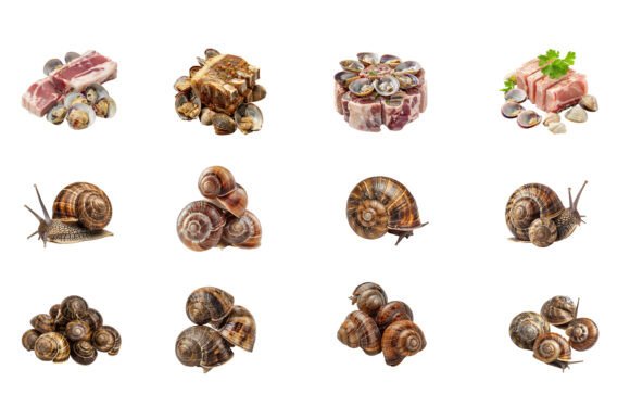 Colorful Big to Small Snail Shells: Evaluating a Vector Illustration Set