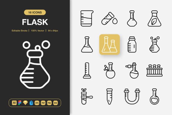 Elevate Your Designs with Flask Icons: A Modern Icon Toolkit