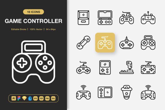 Elevate Your Projects with Game Controller Icons