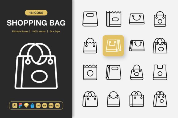 Shopping Bag Icons: A Strategic Asset for Modern Projects