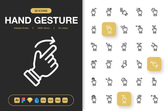 The Power of Silent Communication: Elevate Your Projects with Hand Gesture Icons