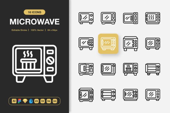 The Quiet Revolution of Microwave Icons: Minimalist Design for Modern Projects