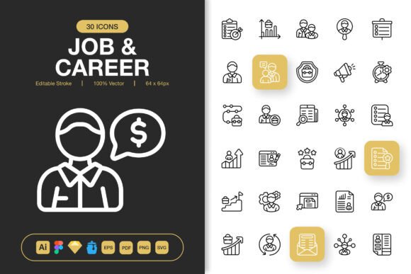 The Visual Language of Modern Work: How Job and Career Icons Elevate Professional Communication