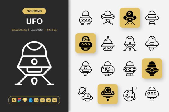 UFO Icons: A Universal Toolkit for Modern Visual Projects